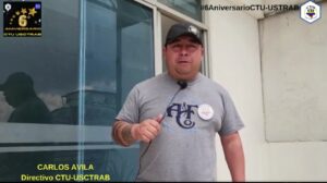 Aniversario CTU - Palabras Carlos Ávila - Directivo CTU-USCTRAB