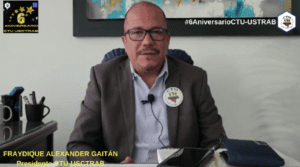 Aniversario CTU - Palabras Fraydique Alexander Gaitan - Presidente CTU-USCTRAB