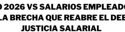 Salario mínimo 2026 vs Salario Empleados Públicos en Colombia