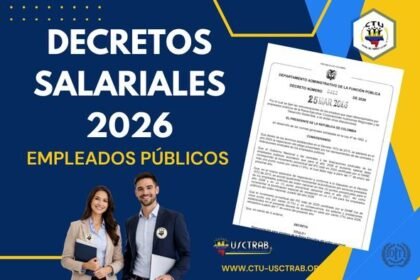 Decretos de aumento salarial para servidores públicos en Colombia durante 2026