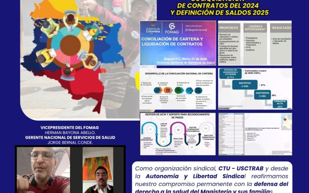 Seguimos firmes en la defensa del derecho a la salud del magisterio.